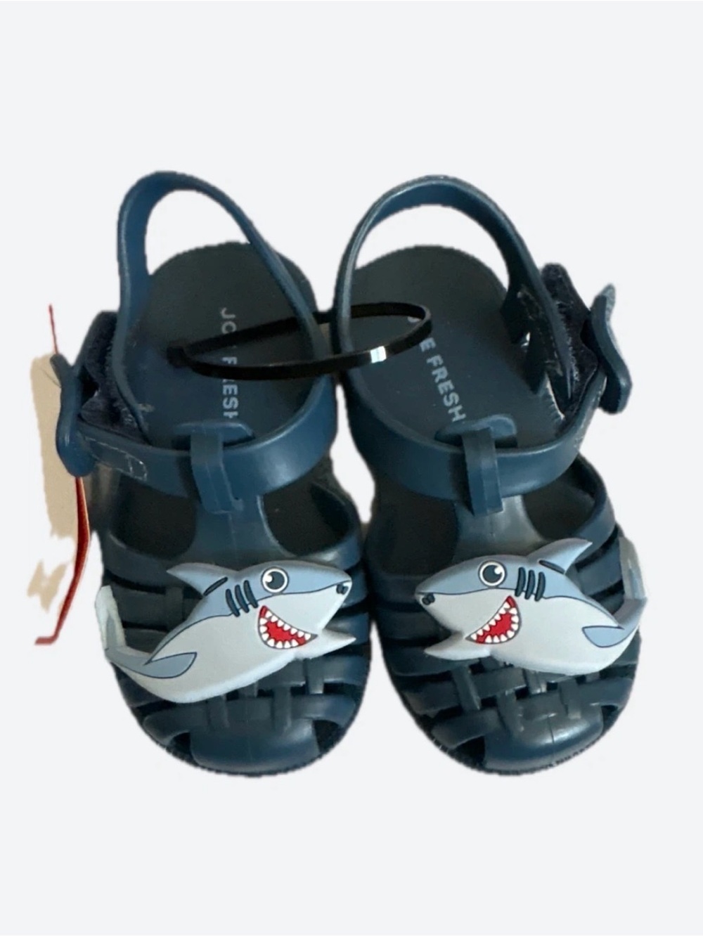 Joe Fresh Navy Blue Kids Shark Sandals